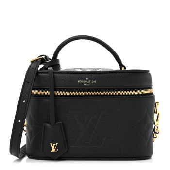LOUIS VUITTON Empreinte Monogram Giant Vanity PM Black
