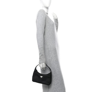 PRADA Tessuto Nylon Sport Mini Shoulder Bag Black