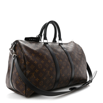 LOUIS VUITTON Monogram Macassar Keepall Bandouliere 45