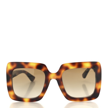 GUCCI Acetate Oversize Sunglasses GG0328S Tortoise