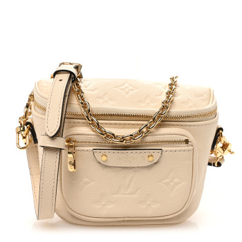 LOUIS VUITTON Empreinte Mini Bumbag Cream