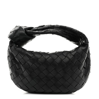 BOTTEGA VENETA Nappa Intrecciato Mini Jodie Black
