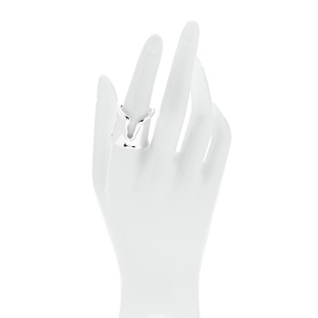 TIFFANY Sterling Silver Elsa Peretti Split Ring 57 8
