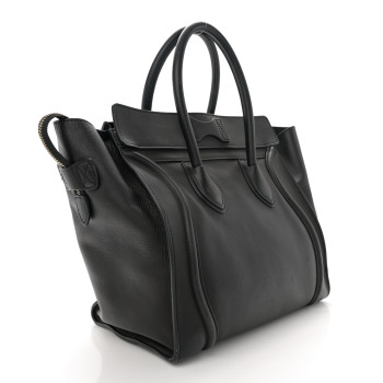 CELINE Smooth Calfskin Mini Luggage Black