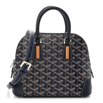 GOYARD Goyardine Mini Vendome Navy