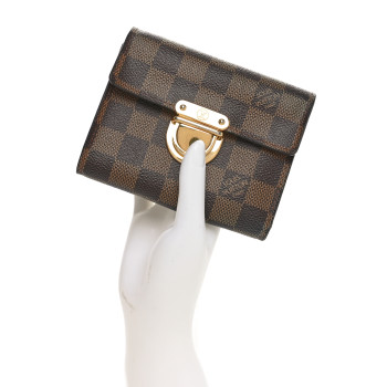 LOUIS VUITTON Damier Ebene Koala Compact Wallet