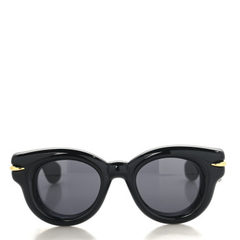 LOEWE Acetate Inflated Pantos 46MM Sunglasses Black