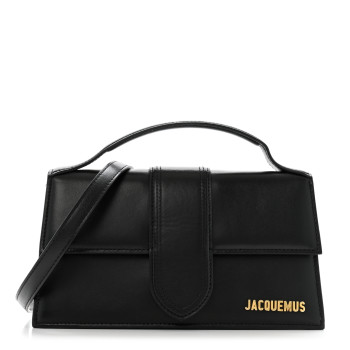 JACQUEMUS Smooth Calfskin Le Grand Bambino Black