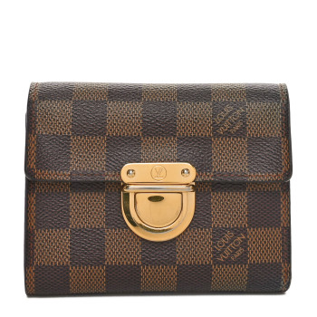 LOUIS VUITTON Damier Ebene Koala Compact Wallet