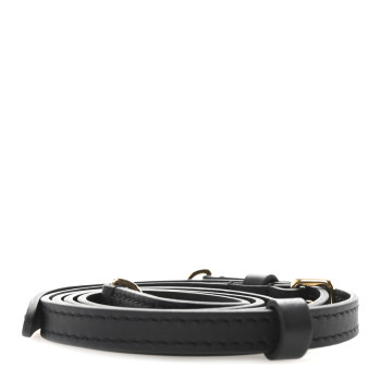 LOUIS VUITTON Calfskin Adjustable Shoulder Strap Black