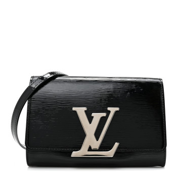LOUIS VUITTON Electric Epi Louise Strap PM Black