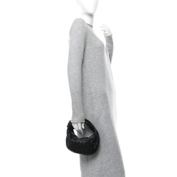 BOTTEGA VENETA Nappa Intrecciato Mini Jodie Black