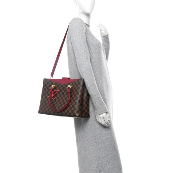 LOUIS VUITTON Damier Ebene LV Riverside Lie De Vin