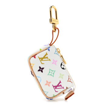 LOUIS VUITTON LV x TM Monogram Multicolor Micro Pochette White