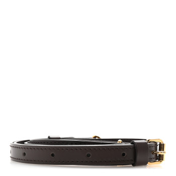 LOUIS VUITTON Calfskin 16mm Adjustable Shoulder Strap Ebene