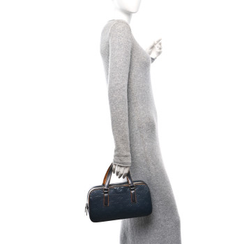 LOUIS VUITTON Mat Monogram Shelton Blue