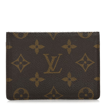 LOUIS VUITTON Monogram Porte 2 Cartes Vertical Card Holder