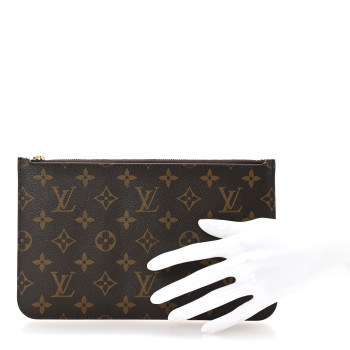 LOUIS VUITTON Monogram Neverfull MM GM Pochette Pivoine