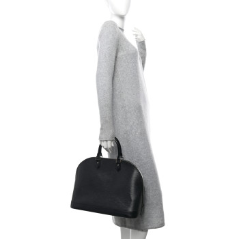 LOUIS VUITTON Epi Alma GM Black