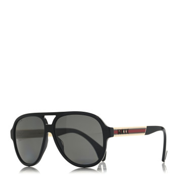 GUCCI Aviator Web Sunglasses GG0463S Black