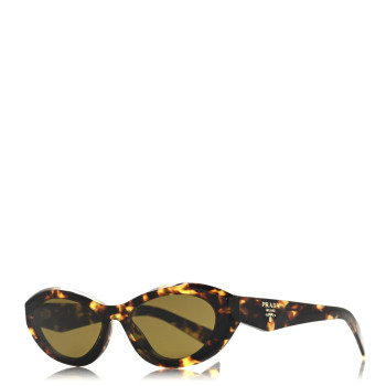 PRADA Acetate Oval Sunglasses SPR 26Z Tortoise