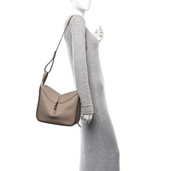 LOEWE Calfskin Small Hammock Shoulder Bag Sand