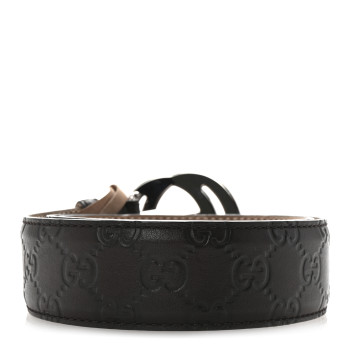 GUCCI Guccissima Interlocking G 40mm Belt 85 34 Brown