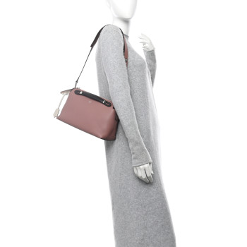 FENDI Vitello Dolce 4 Color Medium By The Way Boston Bag English Rose Latte Multicolor