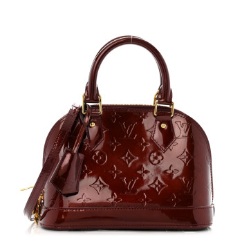 LOUIS VUITTON Vernis Alma BB Magenta