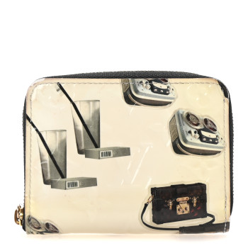 LOUIS VUITTON Vernis Stickers Zippy Coin Purse Wallet