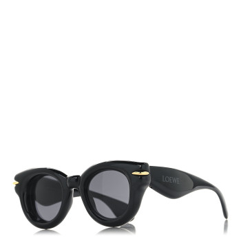 LOEWE Acetate Inflated Pantos 46MM Sunglasses Black