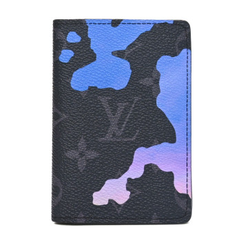 LOUIS VUITTON Monogram Eclipse Sunrise Room With A View Pocket Organizer