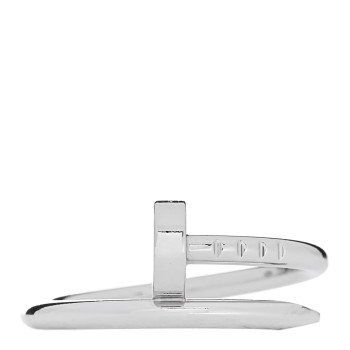 CARTIER 18K White Gold Small Juste Un Clou Ring 47 4
