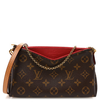LOUIS VUITTON Monogram Pallas Clutch Cherry