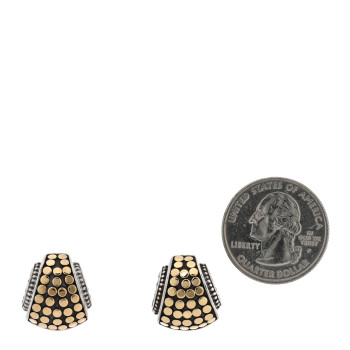 JOHN HARDY Sterling Silver 18K Yellow Gold Dot Drop Earrings