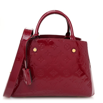 LOUIS VUITTON Vernis Montaigne BB Magenta