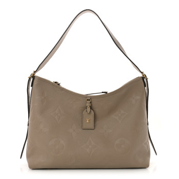 LOUIS VUITTON Empreinte Monogram Giant CarryAll MM Tourterelle