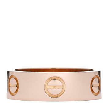 CARTIER 18K Pink Gold 5.5mm LOVE Ring 50 5.25