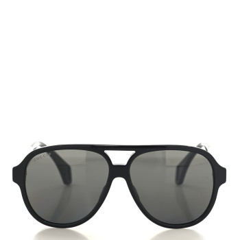 GUCCI Aviator Web Sunglasses GG0463S Black