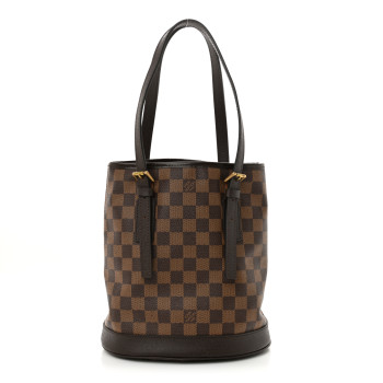 LOUIS VUITTON Damier Ebene Marais Bucket 23
