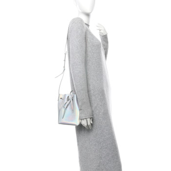 MANSUR GAVRIEL Iridescent Calfskin Mini Mini Bucket Bag Iride