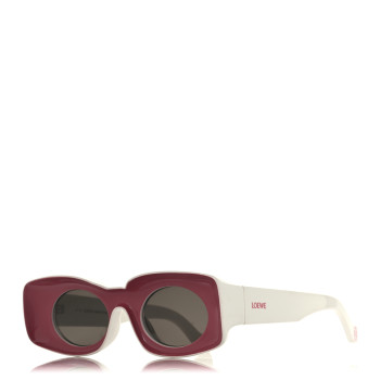 LOEWE Acetate Sunglasses LW40033I White Pink
