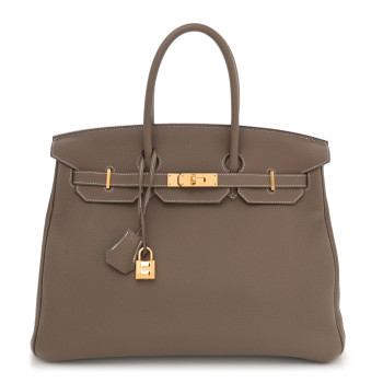 HERMES Togo Birkin 35 Etoupe