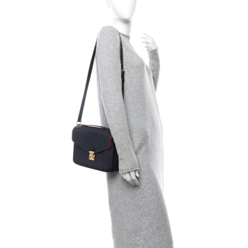 LOUIS VUITTON Empreinte Pochette Metis Marine Rouge