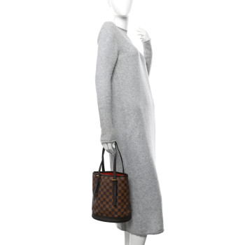 LOUIS VUITTON Damier Ebene Marais Bucket 23