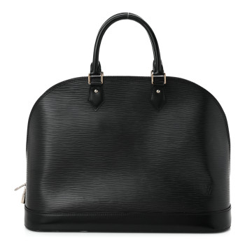 LOUIS VUITTON Epi Alma GM Black