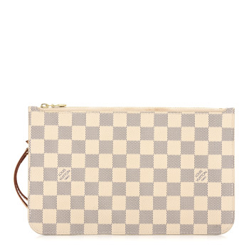 LOUIS VUITTON Damier Azur Neverfull MM GM Pochette