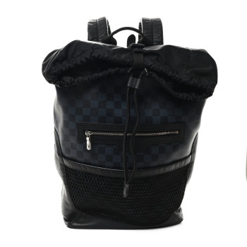 LOUIS VUITTON Damier Cobalt Matchpoint Backpack