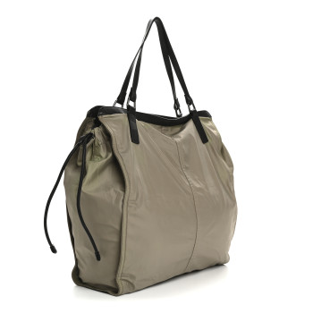 BURBERRY Nylon Buckleigh Packable Tote Birch