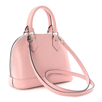 LOUIS VUITTON Epi Alma BB Rose Ballerine